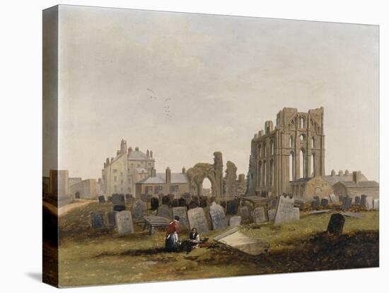 Tynemouth Priory from the East, 1845-John Wilson Carmichael-Stretched Canvas