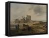 Tynemouth Priory from the East, 1845-John Wilson Carmichael-Framed Stretched Canvas