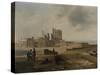 Tynemouth Priory from the East, 1845-John Wilson Carmichael-Stretched Canvas