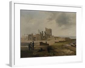 Tynemouth Priory from the East, 1845-John Wilson Carmichael-Framed Giclee Print