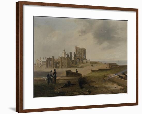 Tynemouth Priory from the East, 1845-John Wilson Carmichael-Framed Giclee Print