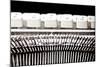 Type Bars And White Buttons Of Typewriter-donfiore-Mounted Art Print
