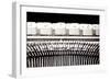 Type Bars And White Buttons Of Typewriter-donfiore-Framed Art Print