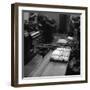 Type Being Set at the White Rose Press, Mexborough, South Yorkshire, 1968-Michael Walters-Framed Photographic Print