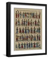 Type de l'armée française-null-Framed Giclee Print