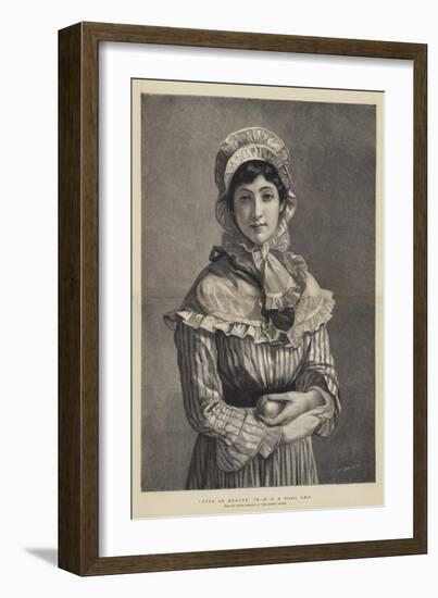 Type of Beauty, IX-George Adolphus Storey-Framed Giclee Print