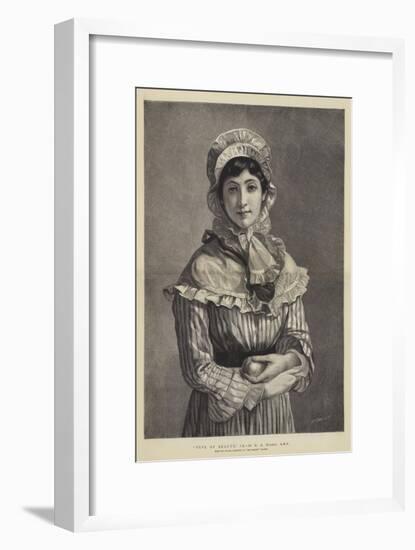 Type of Beauty, IX-George Adolphus Storey-Framed Giclee Print