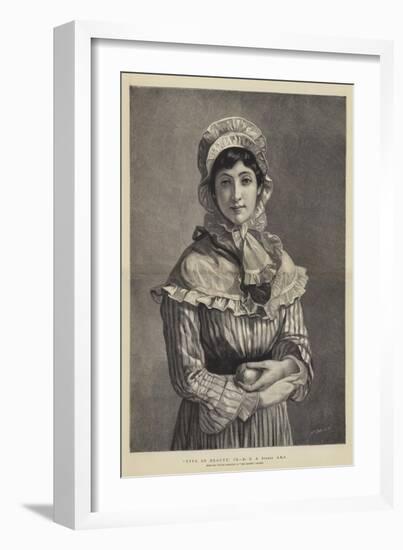 Type of Beauty, IX-George Adolphus Storey-Framed Giclee Print