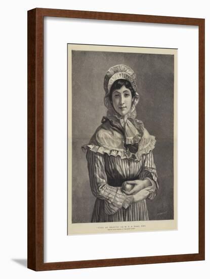 Type of Beauty, IX-George Adolphus Storey-Framed Giclee Print