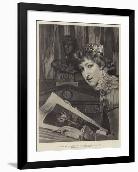 Type of Beauty, No XIV-Sir Lawrence Alma-Tadema-Framed Giclee Print