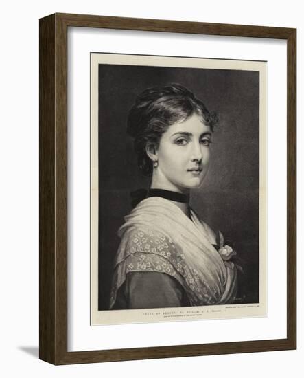 Type of Beauty, No XVII-Charles Edward Perugini-Framed Giclee Print