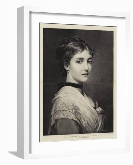 Type of Beauty, No XVII-Charles Edward Perugini-Framed Giclee Print