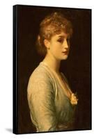 Type of Beauty-Frederick Leighton-Framed Stretched Canvas