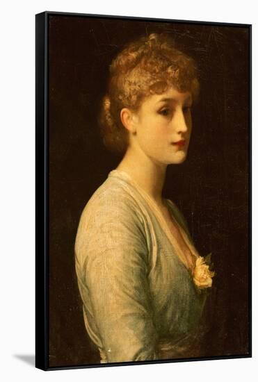 Type of Beauty-Frederick Leighton-Framed Stretched Canvas