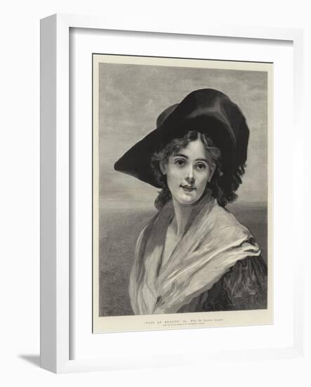 Type of Beauty-Gustave Jacquet-Framed Giclee Print