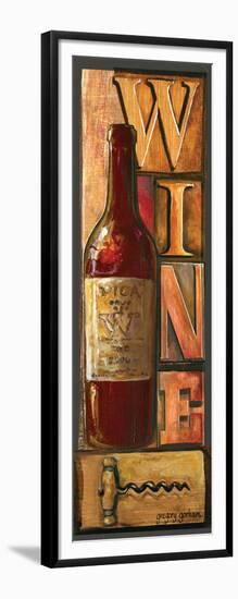 Type Set Wine Panel I-Gregory Gorham-Framed Art Print