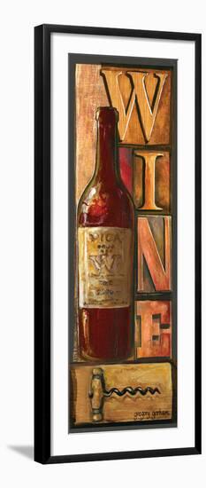 Type Set Wine Panel I-Gregory Gorham-Framed Art Print