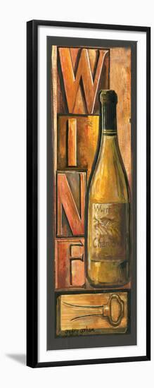 Type Set Wine Panel II-Gregory Gorham-Framed Art Print