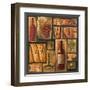 Type Set Wine Sq I-Gregory Gorham-Framed Art Print