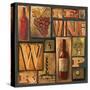 Type Set Wine Sq I-Gregory Gorham-Stretched Canvas