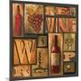 Type Set Wine Sq I-Gregory Gorham-Mounted Art Print