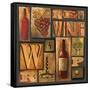 Type Set Wine Sq I-Gregory Gorham-Framed Stretched Canvas