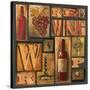 Type Set Wine Sq I-Gregory Gorham-Stretched Canvas