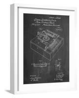 Type Writing Machine Patent-null-Framed Art Print