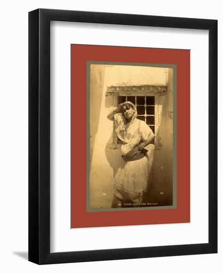 Types Algerians, Moorish-Etienne & Louis Antonin Neurdein-Framed Giclee Print