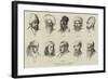 Types of Asiatic Peoples-null-Framed Giclee Print