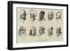 Types of Asiatic Peoples-null-Framed Giclee Print