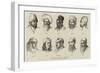 Types of Asiatic Peoples-null-Framed Giclee Print
