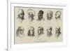 Types of Asiatic Peoples-null-Framed Giclee Print