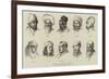 Types of Asiatic Peoples-null-Framed Giclee Print