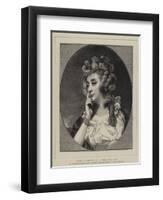 Types of Beauty, No I, Mrs Braddyll-Sir Joshua Reynolds-Framed Giclee Print