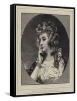 Types of Beauty, No I, Mrs Braddyll-Sir Joshua Reynolds-Framed Stretched Canvas