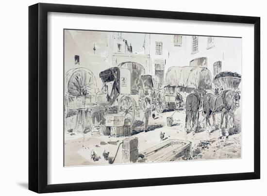 Types of Carriages Used During the 19th Century, 1886-Armand Jean Heins-Framed Giclee Print