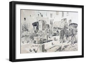 Types of Carriages Used During the 19th Century, 1886-Armand Jean Heins-Framed Giclee Print
