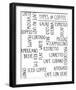 Types of Coffee-Archie Stone-Framed Giclee Print