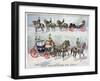 Types of Gala Coachs, 1896-F Meaulle-Framed Giclee Print