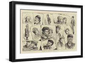 Types of German Emigrants-null-Framed Giclee Print