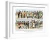 Types of Postmen from 1800-1870-null-Framed Giclee Print