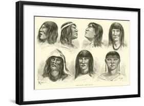 Types of the Antis Indians-Édouard Riou-Framed Giclee Print