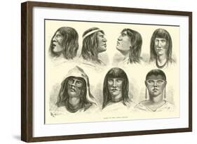 Types of the Antis Indians-Édouard Riou-Framed Giclee Print