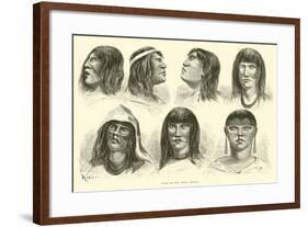 Types of the Antis Indians-Édouard Riou-Framed Giclee Print