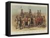 Types of the Bengal Army-Alfred Crowdy Lovett-Framed Stretched Canvas