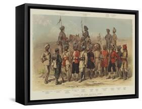 Types of the Bengal Army-Alfred Crowdy Lovett-Framed Stretched Canvas