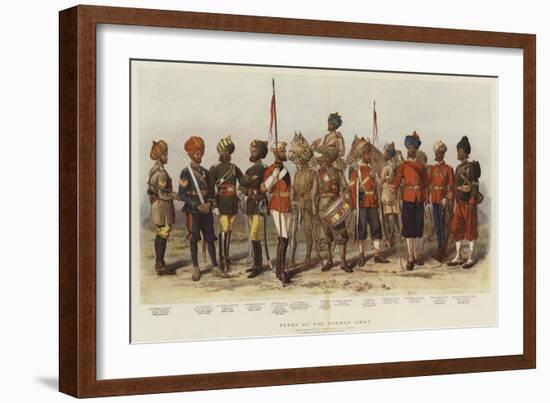 Types of the Bombay Army-Alfred Crowdy Lovett-Framed Giclee Print