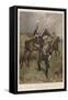 Types of the British Army, the 21st (Empress of India's) Lancers-William T. Maud-Framed Stretched Canvas