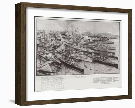 Types of the British Navy-Henry Charles Seppings Wright-Framed Giclee Print